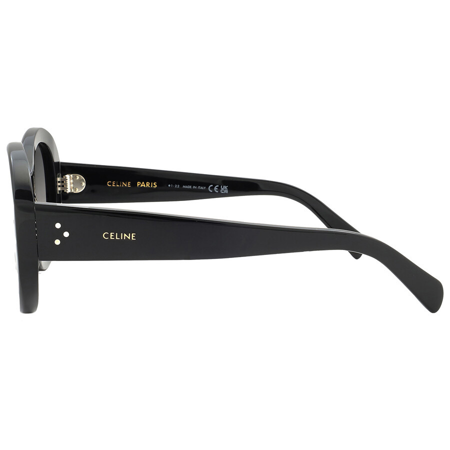 Celine Bold 3 Dots Brown Gradient Oval Ladies Sunglasses CL40240I 01F 53 - 3