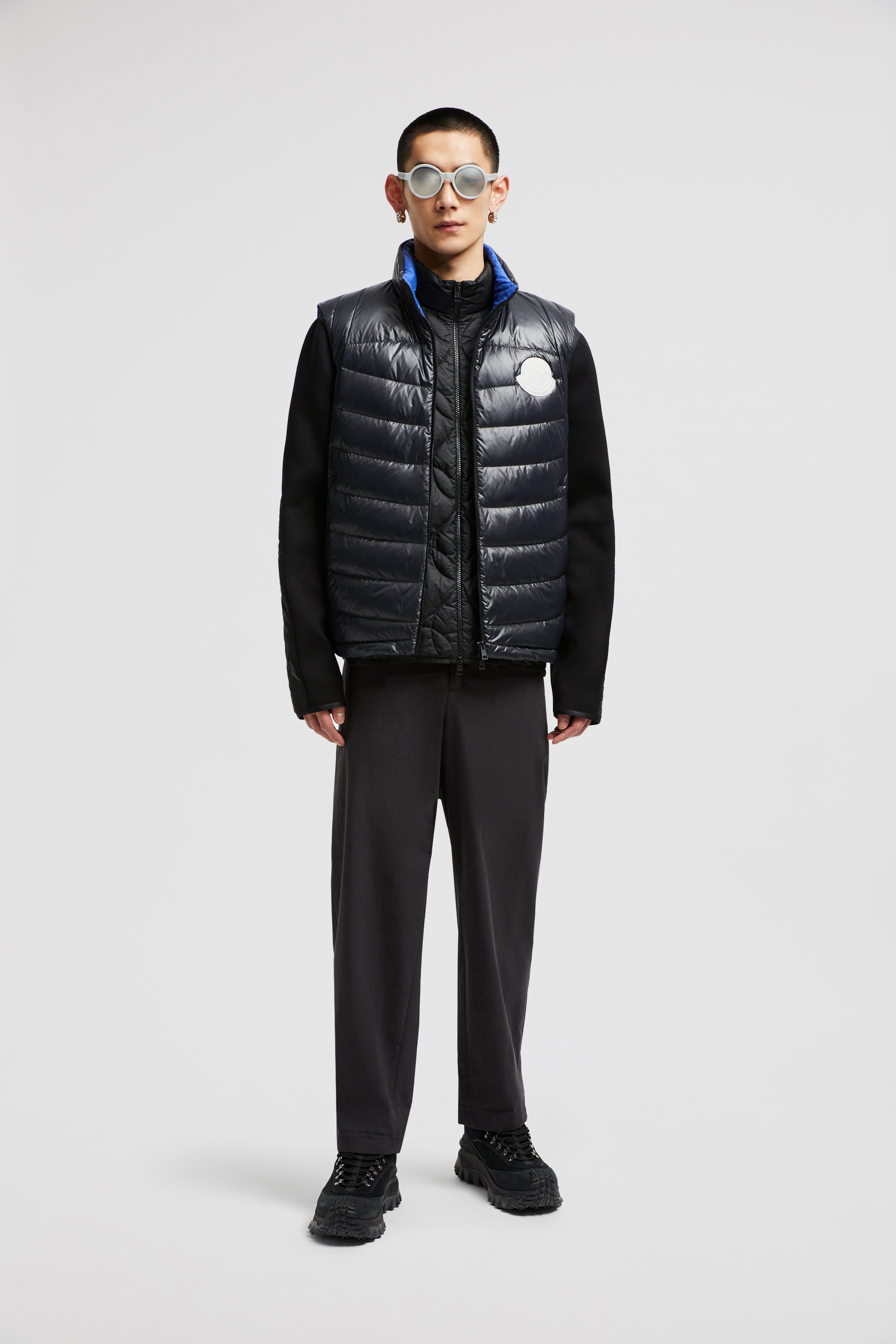Menelao Hooded Curvy-Quilted Down Vest - 2