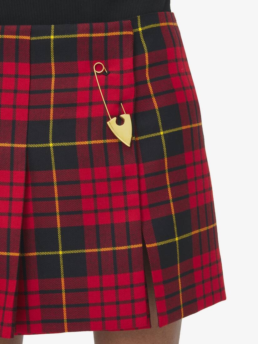 Tartan Mini Skirt - 5