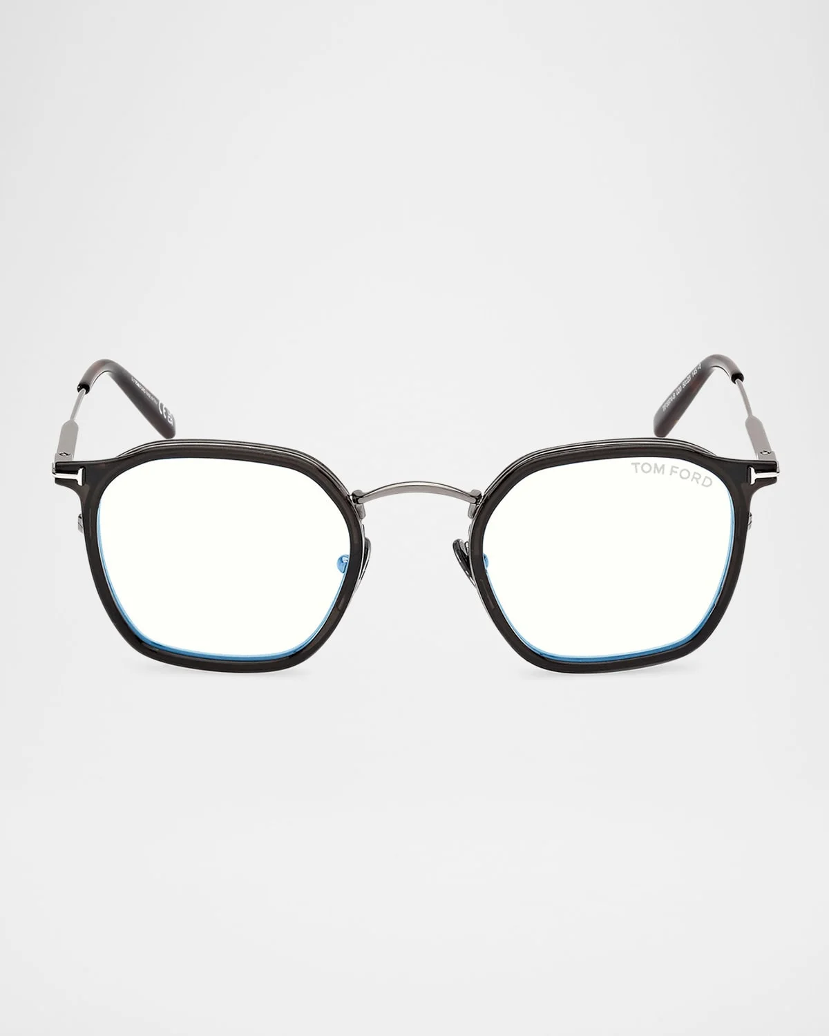 Men's FT5974-BM Square Blue-Block Optical Frames - 1