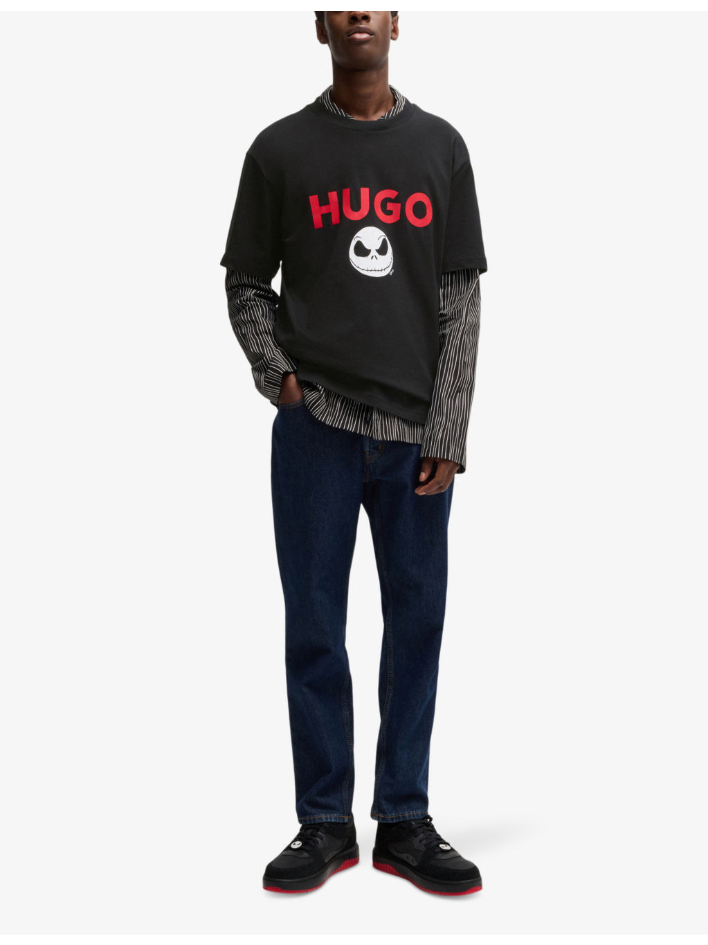 Crewneck graphic-print cotton-jersey T-shirt - 2
