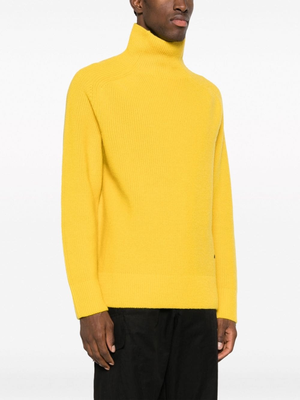 high-neck wool jumper - 3