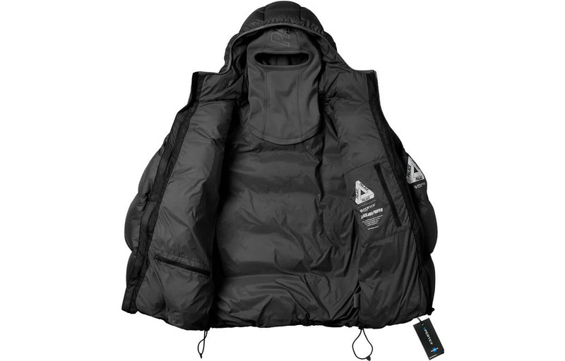 PALACE Palace Pertex Frost Balaclava Puffa 'Black' P23JK089 outlook