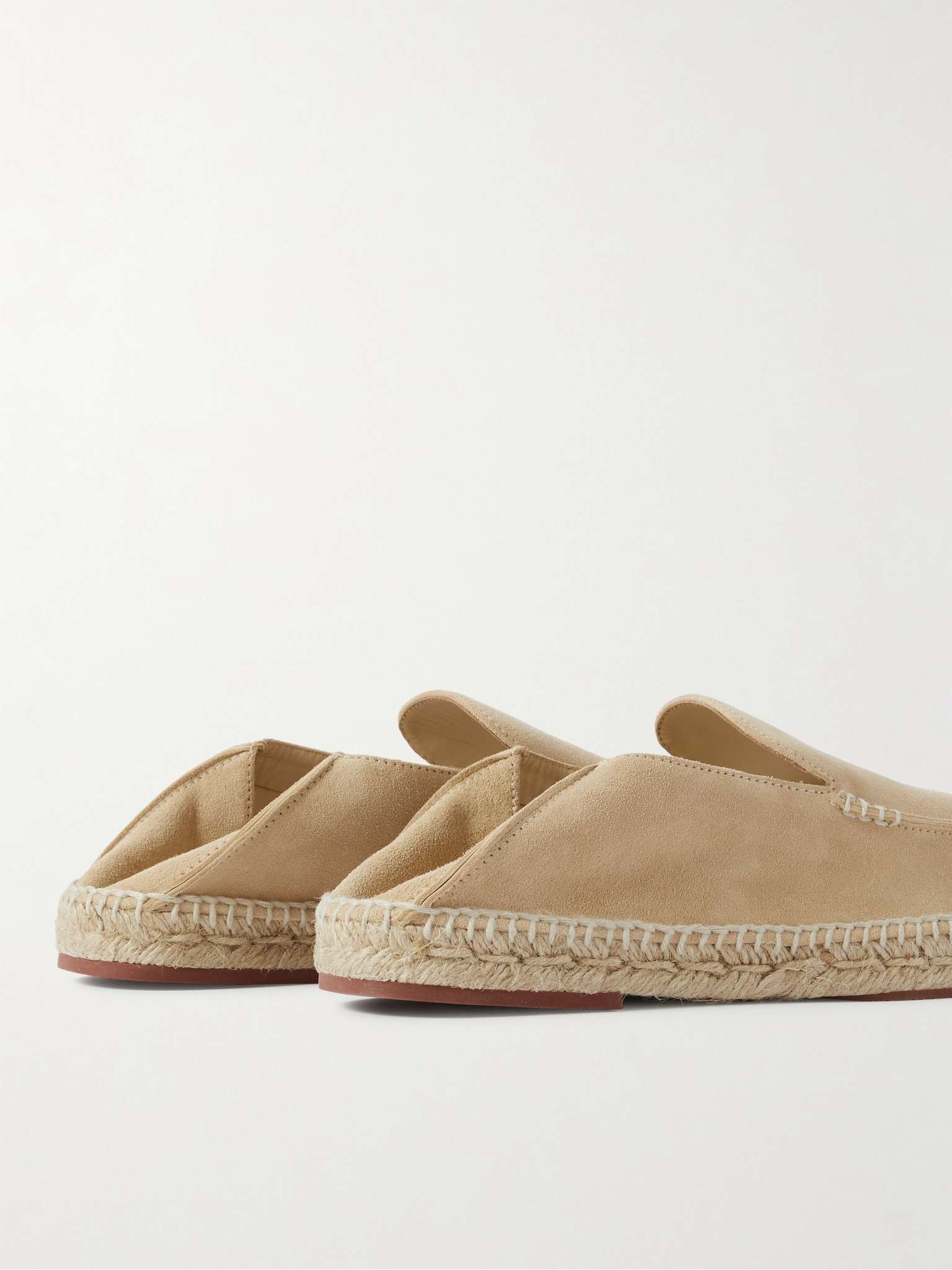 Seaside Walk Collapsible-Heel Suede Espadrilles - 5