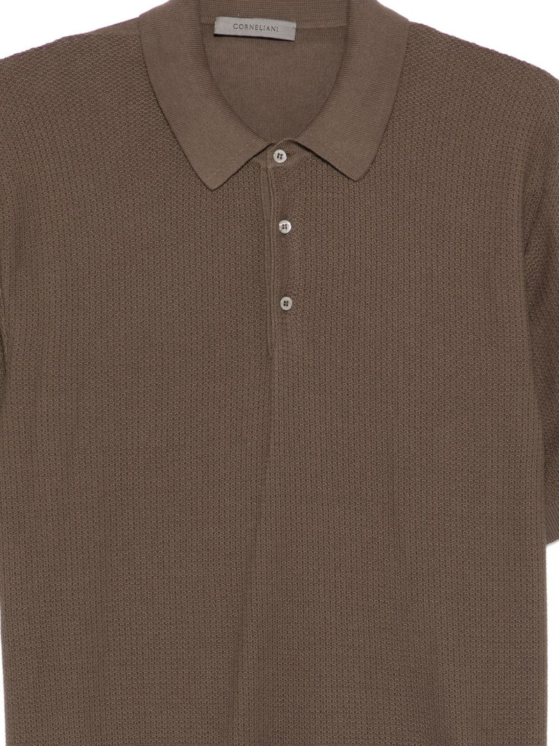 textured-knit polo shirt 3