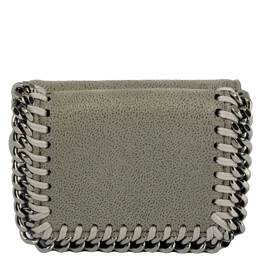 Stella Mccartney Light Grey Ladies Falabella Small Flap Wallet - 5