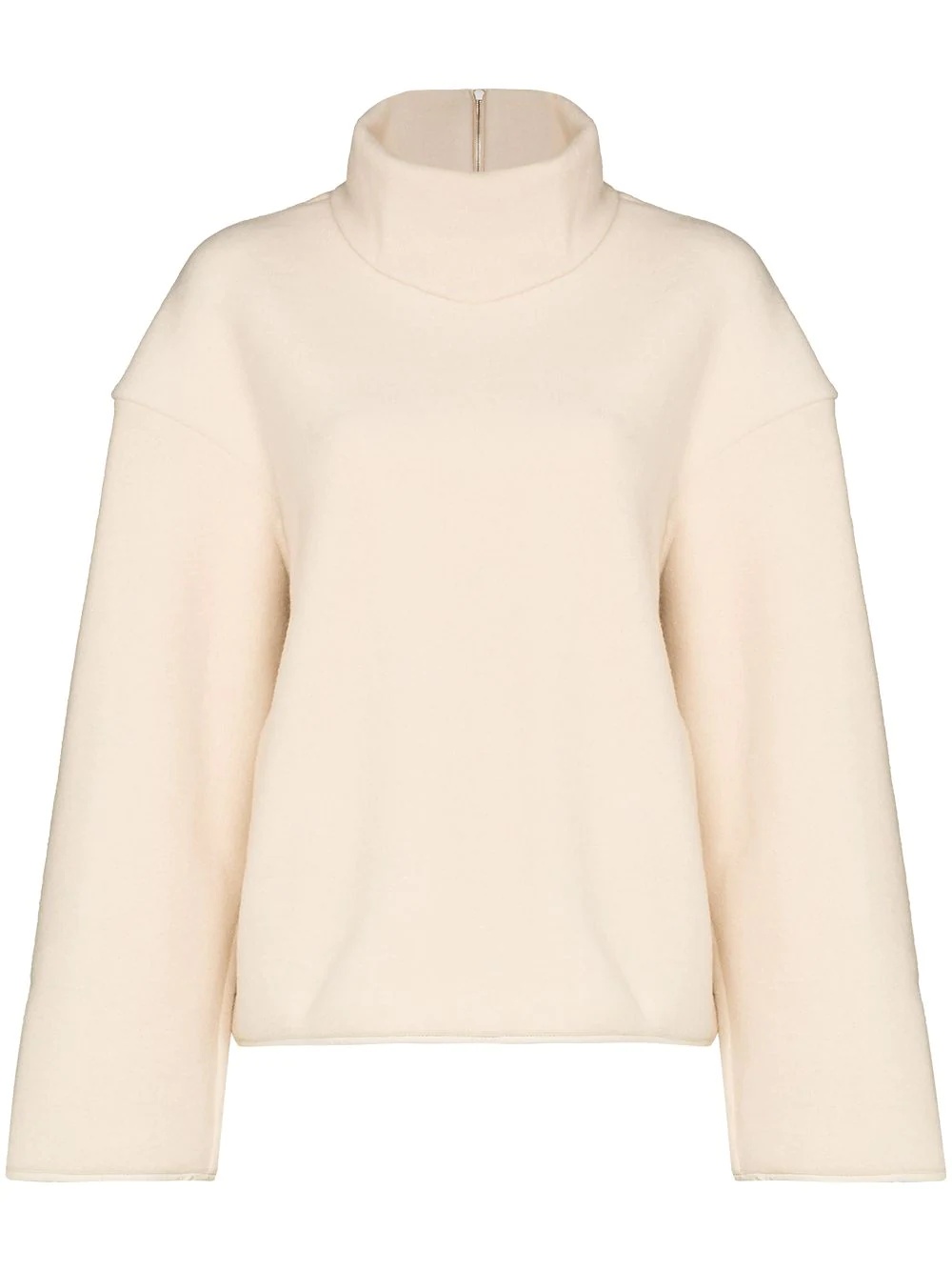 high-neck oversized jumper - 1