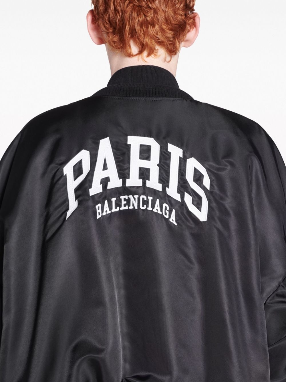 Paris oversized bomber jacket