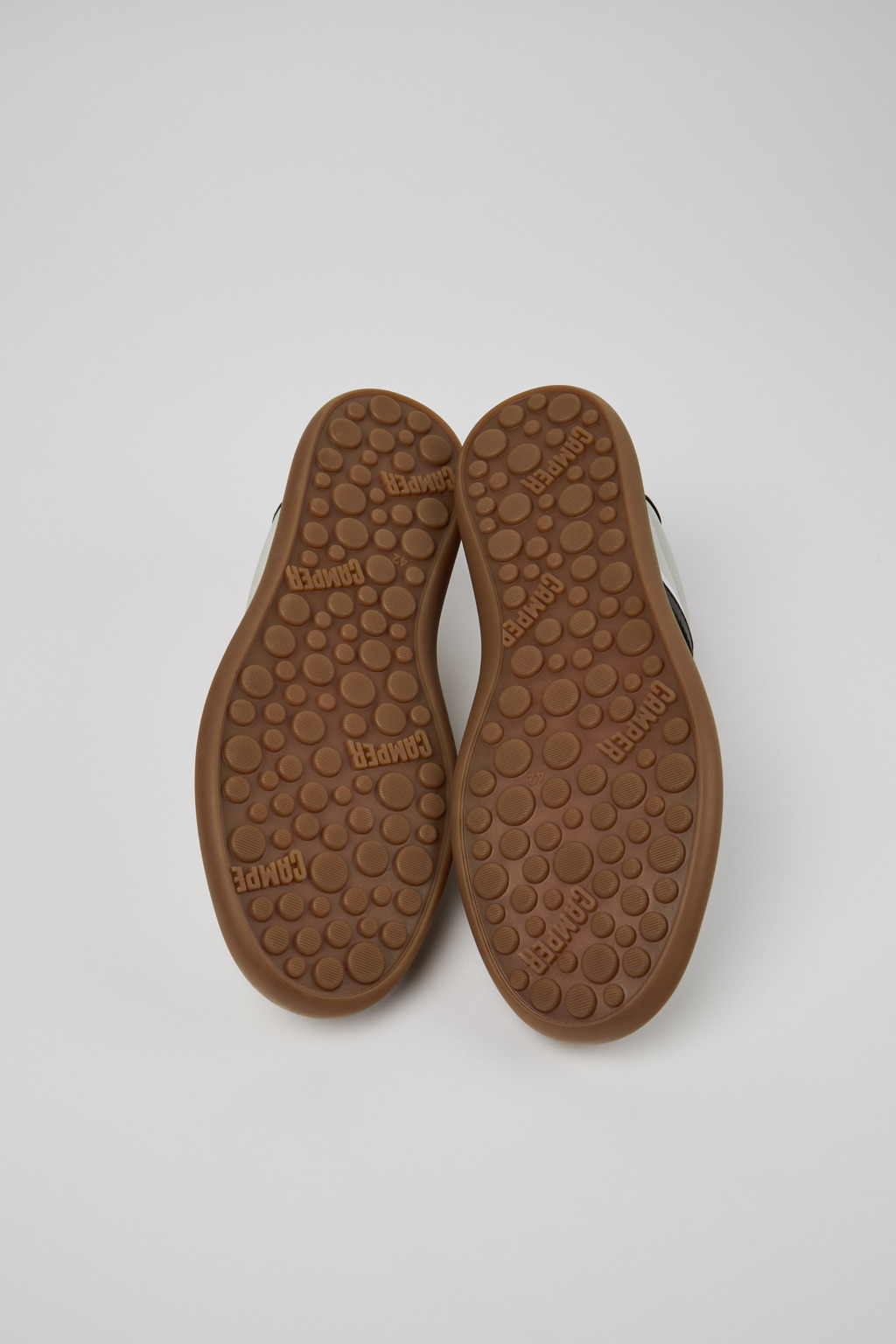 Multicolor Leather and Nubuck Sneakers for Men. - 5