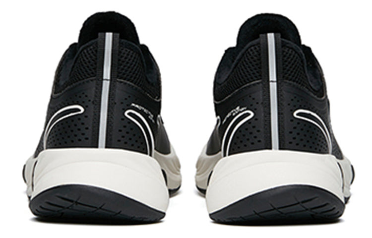 (WMNS) ANTA Run Collection Fleeced'Black White' 122145523-10 - 4