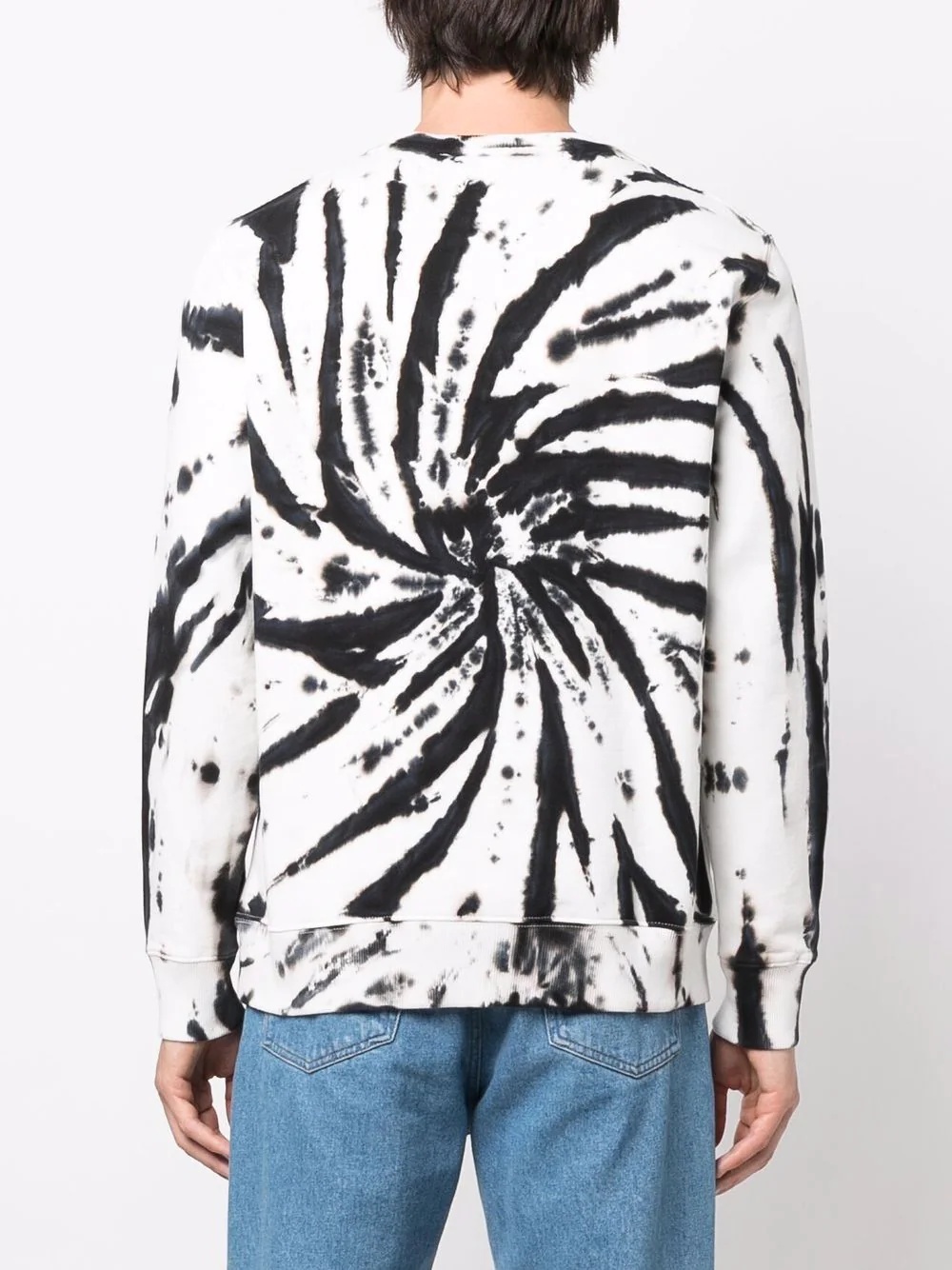 tie-dye organic-cotton sweatshirt - 5