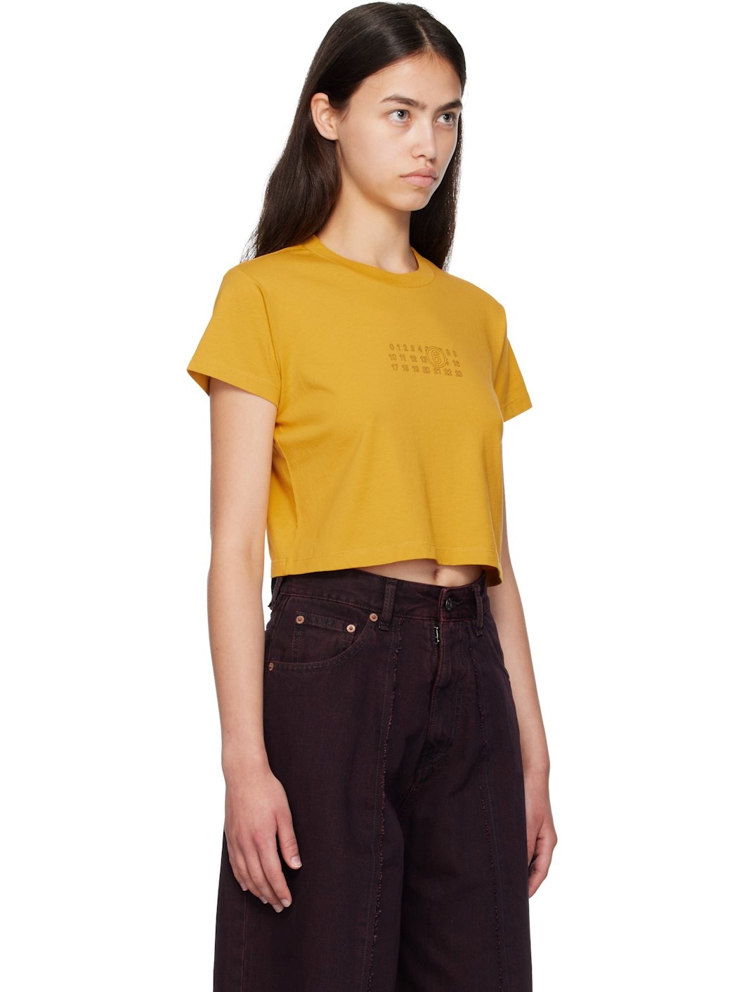 Yellow Cropped T-shirt - 2
