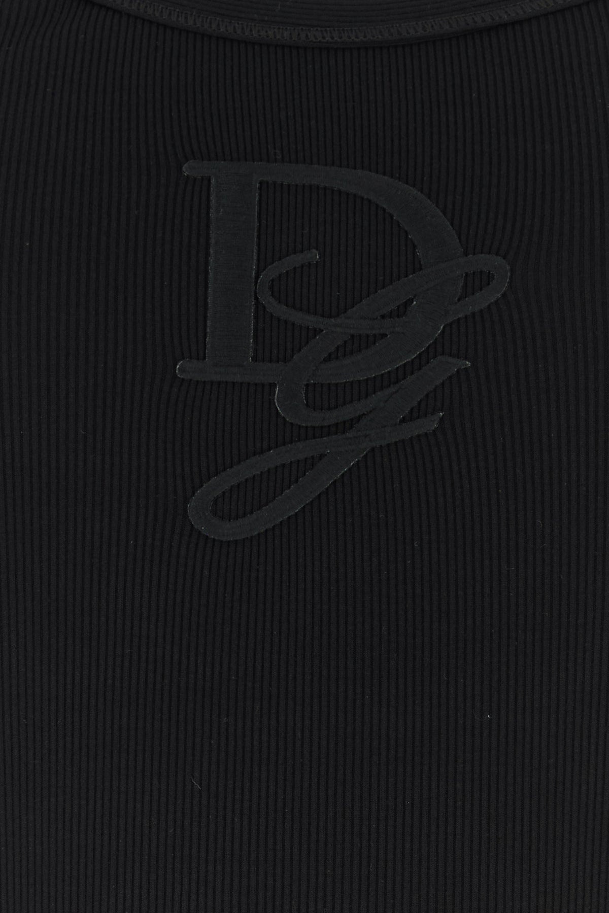 Black cotton tank top - 3