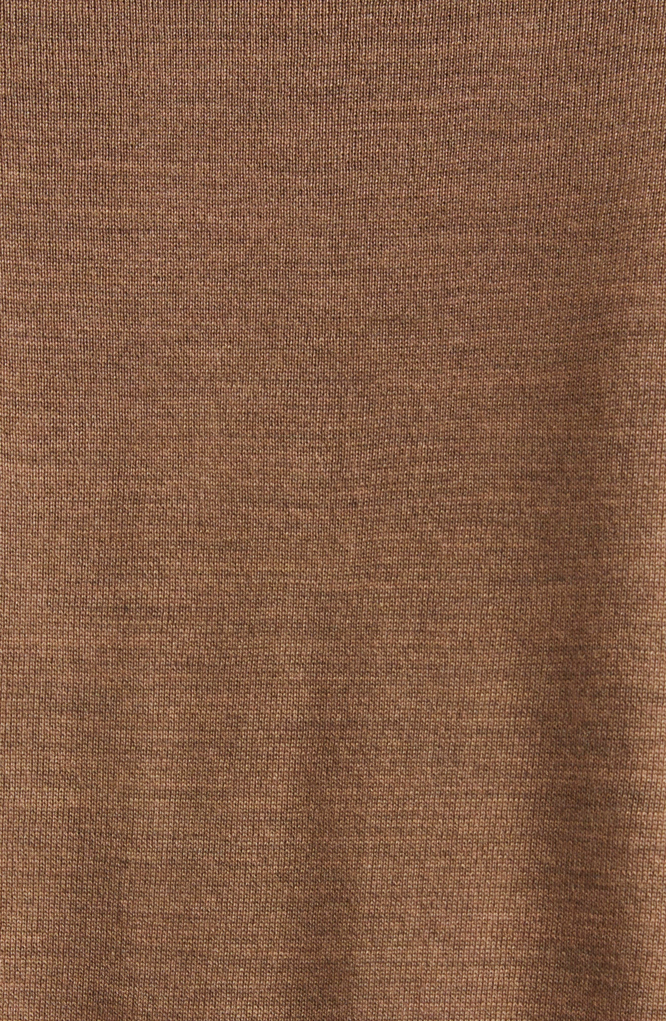 Thom Browne 4-Bar Relaxed Fit V-Neck Virgin Wool Cardigan in Walnut at Nordstrom - 7