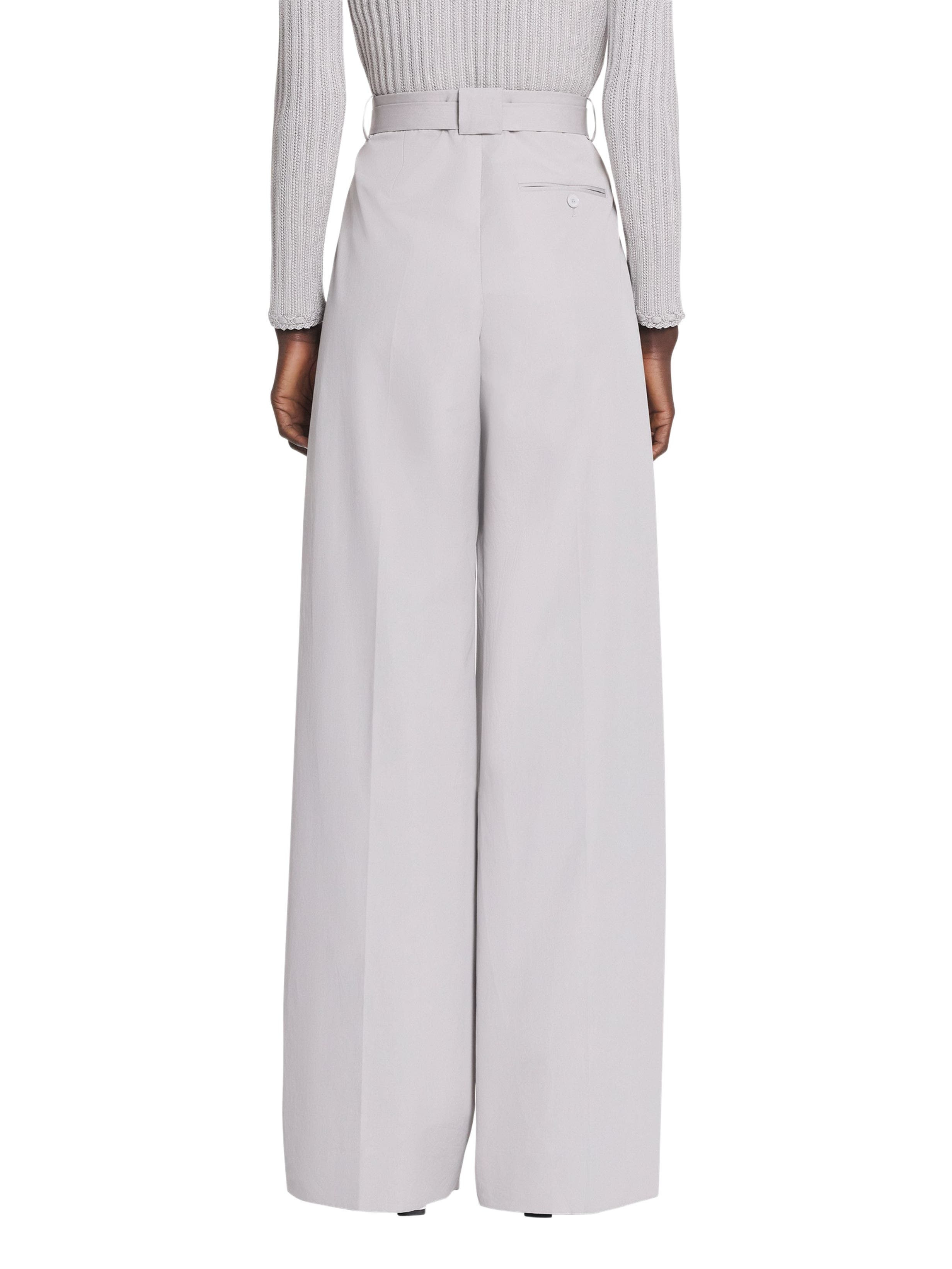 Lanvin Darted Cotton Pants in Mink at Nordstrom - 4