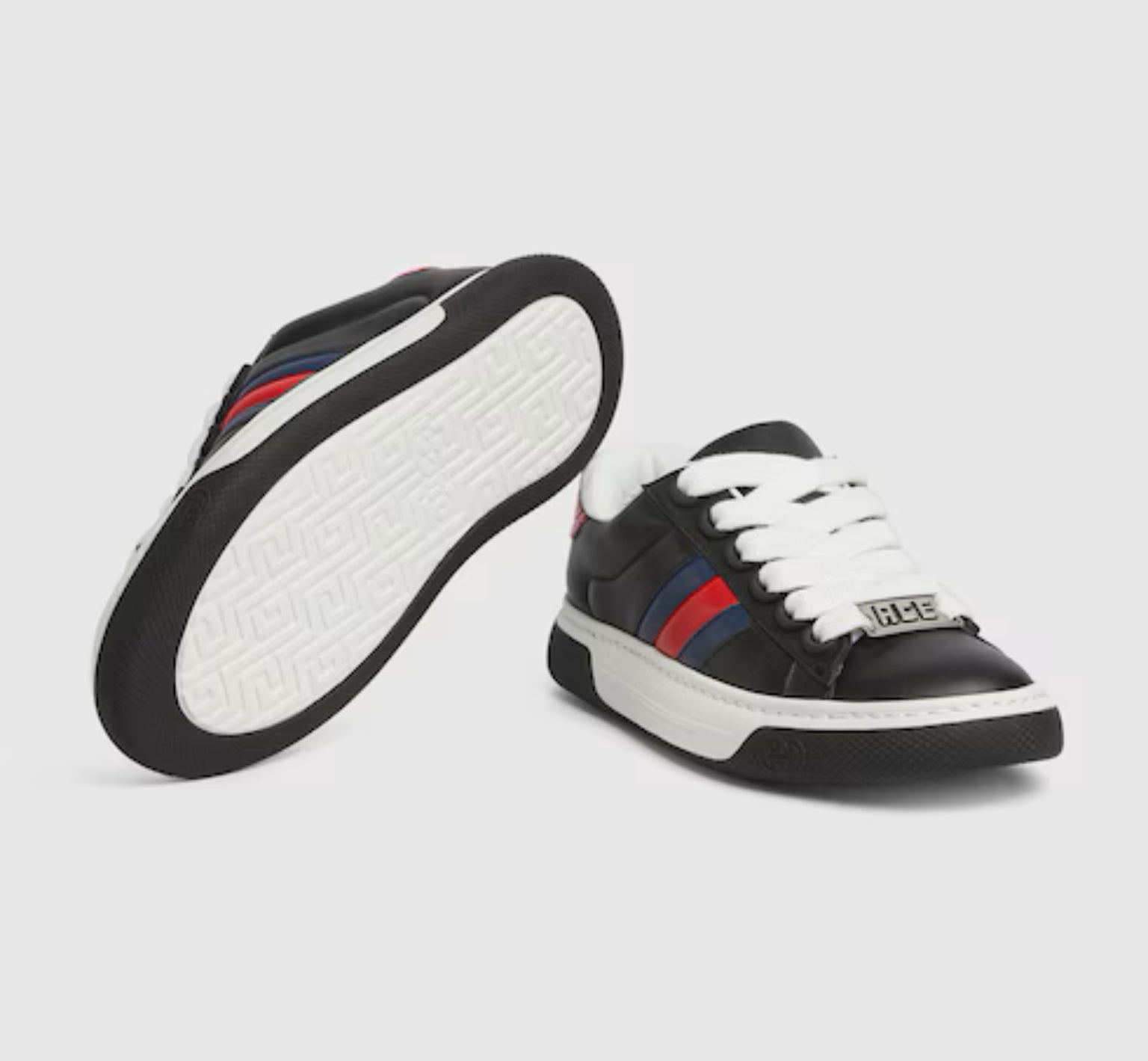 Gucci Ace Web Trainer Sneakers - 3