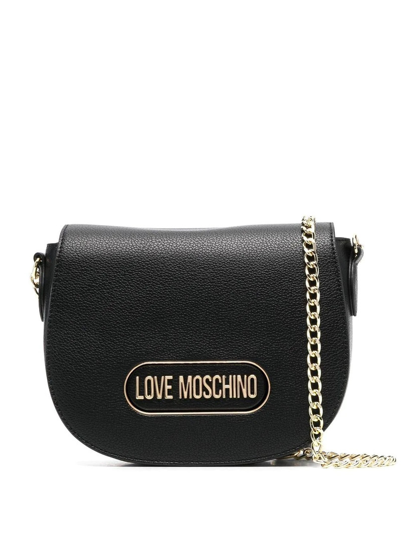 logo-plaque satchel bag 1