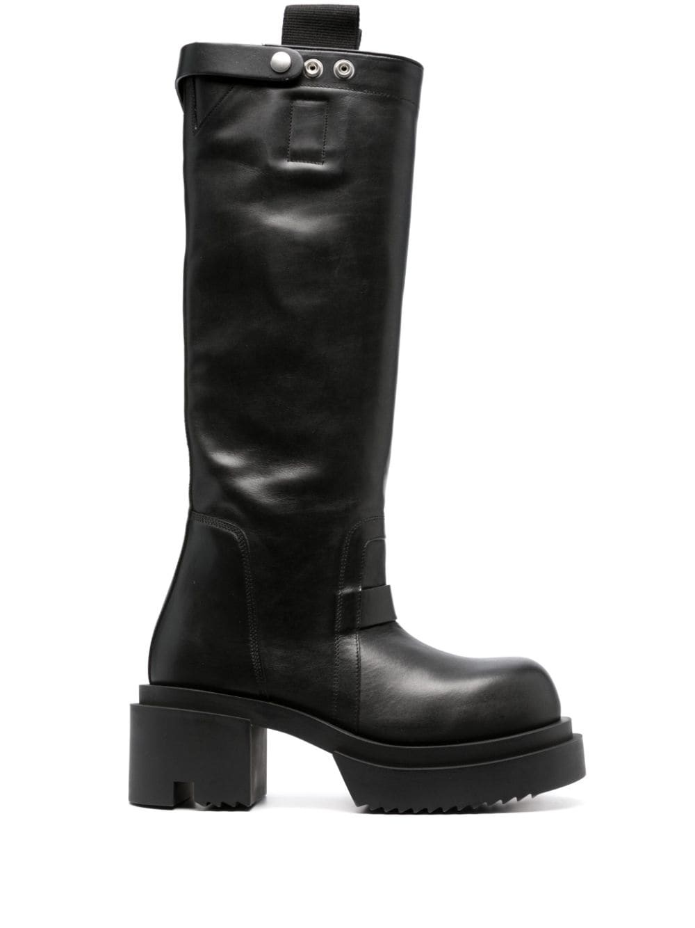 Rick Owens 80mm polished-leather knee-high boots | farfetch  