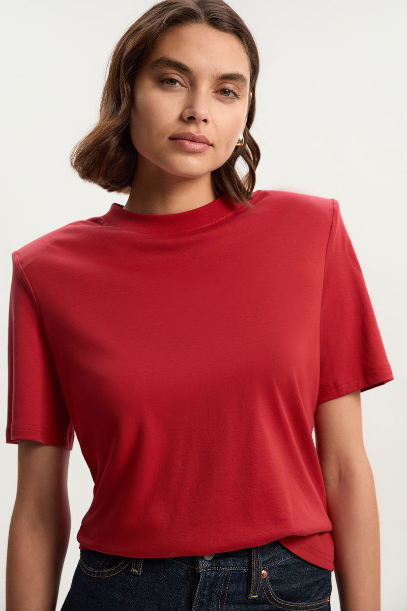 Power Shoulder Jersey T-Shirt 1