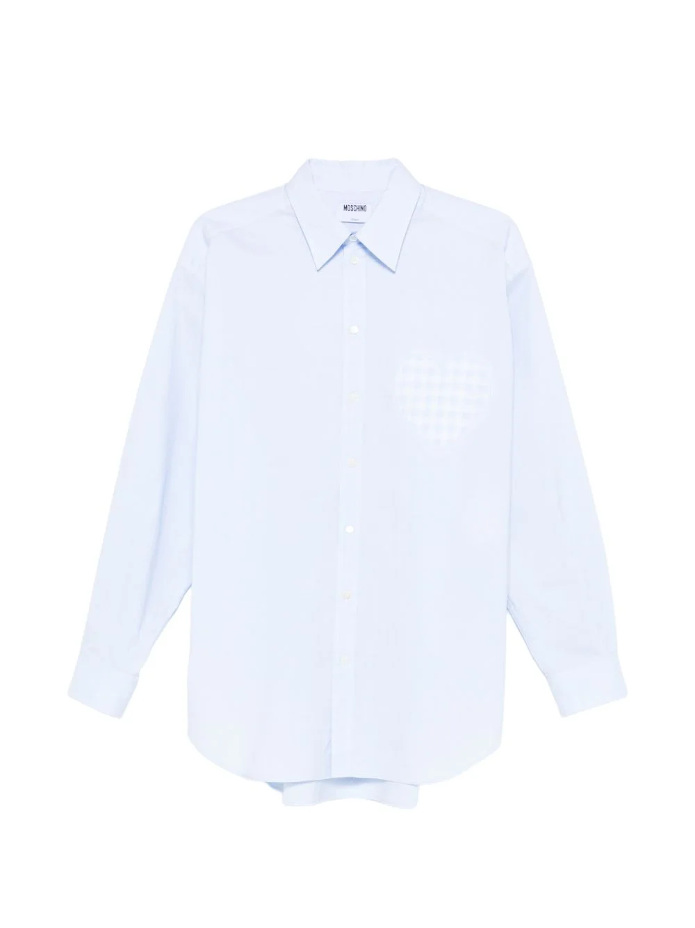 heart checked shirt - 1