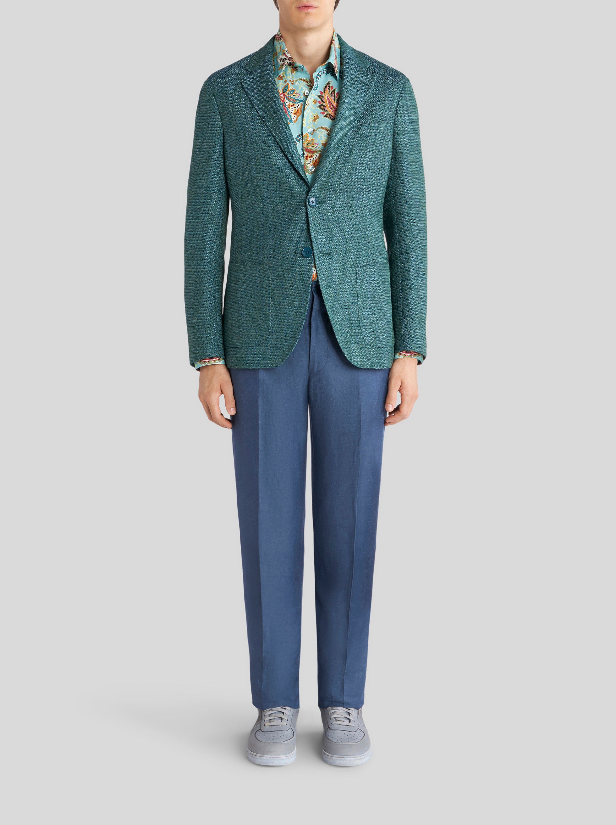 TAILORED WOOL AND SILK JACKET - 3