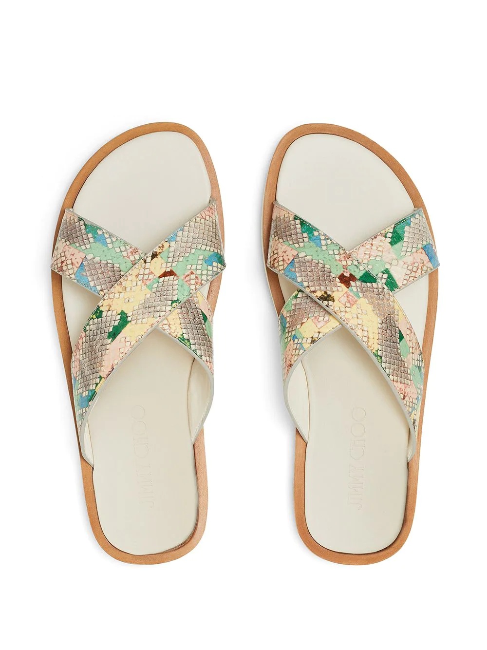 Palmo snakeskin-effect sandals - 3