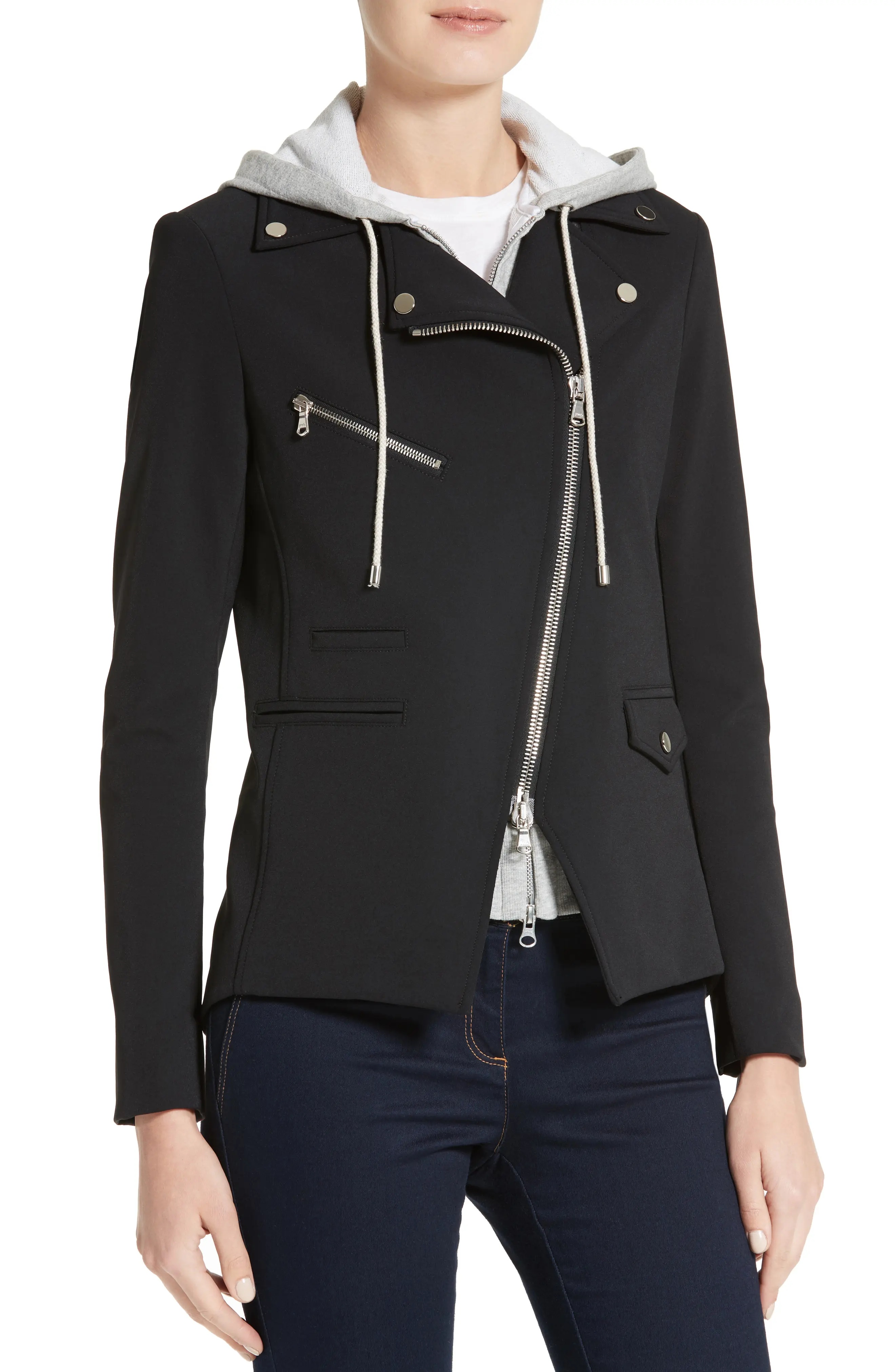 Hadley Neoprene Moto Jacket - 4