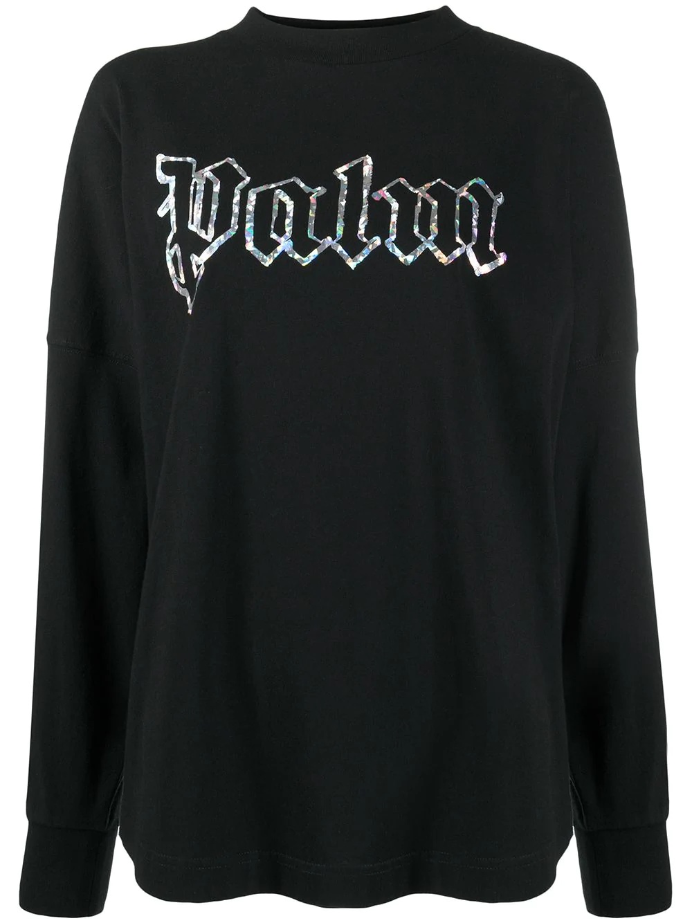 holographic logo sweatshirt - 1