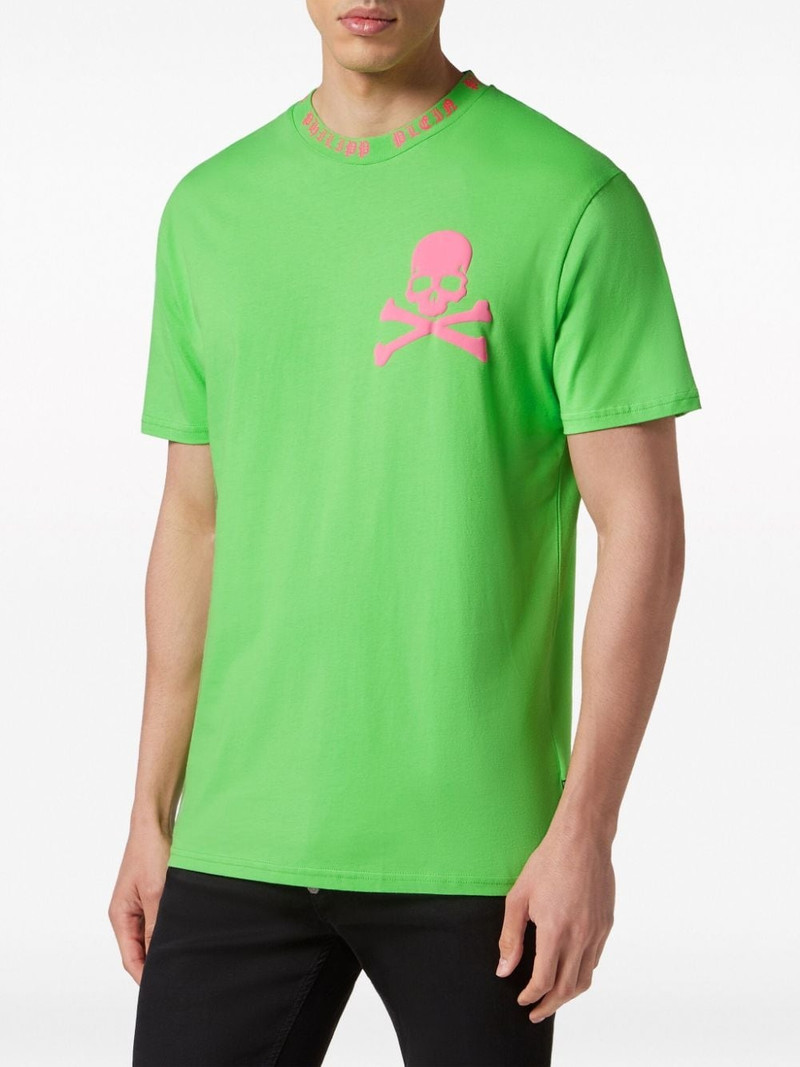 Skull&Bones-print cotton T-shirt 3