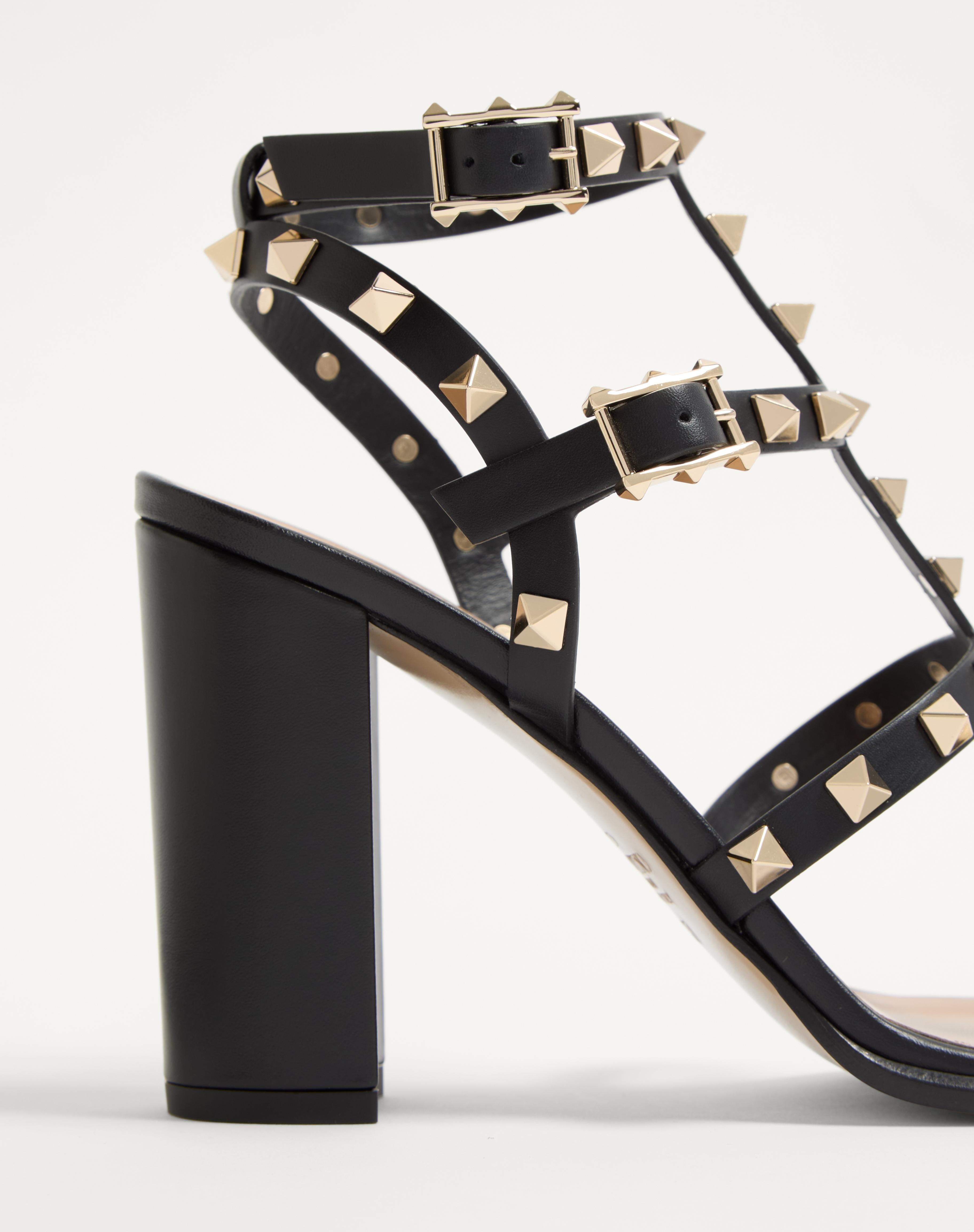 ROCKSTUD ANKLE STRAP SANDAL 90 MM - 7