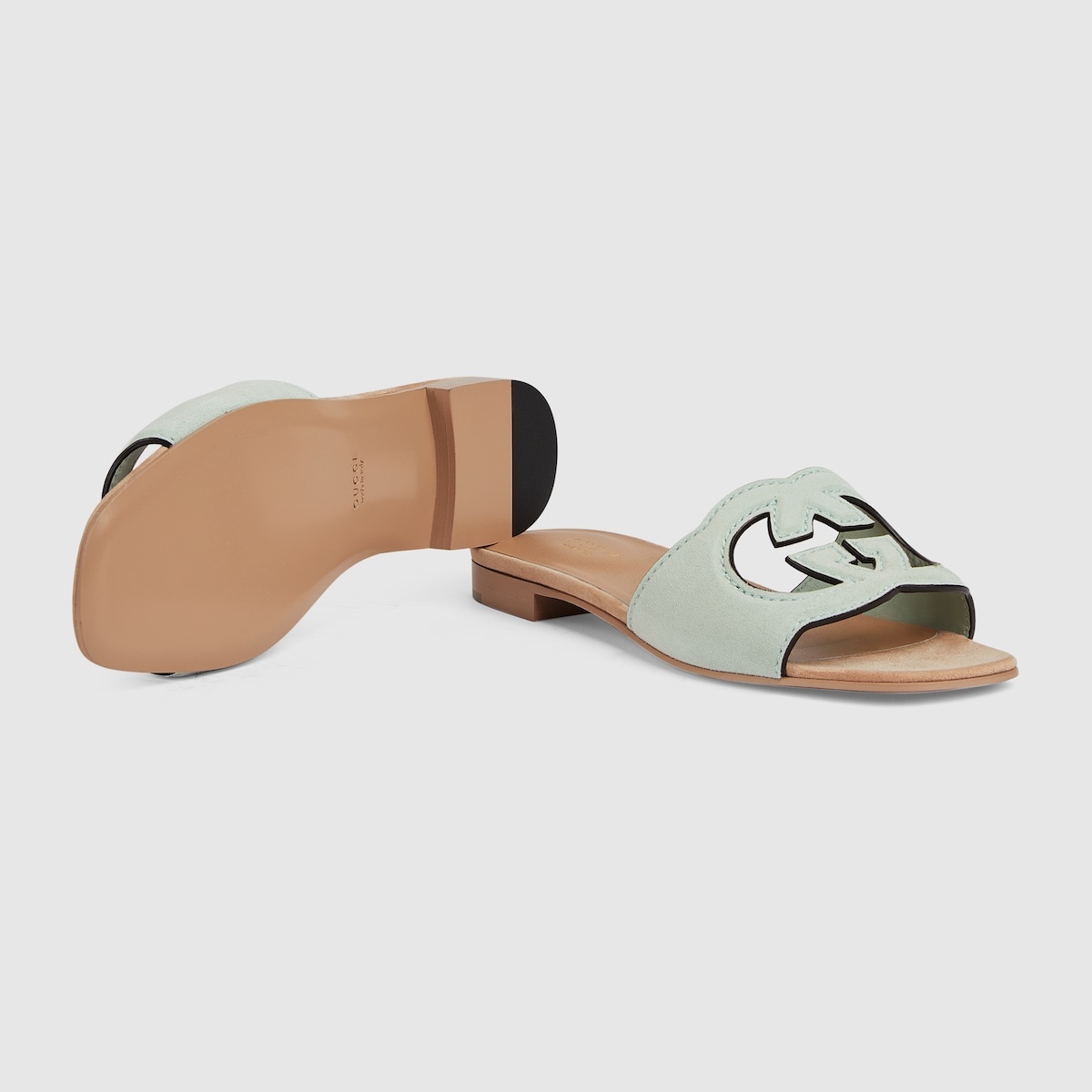 Women's Interlocking G cut-out sandal - 5