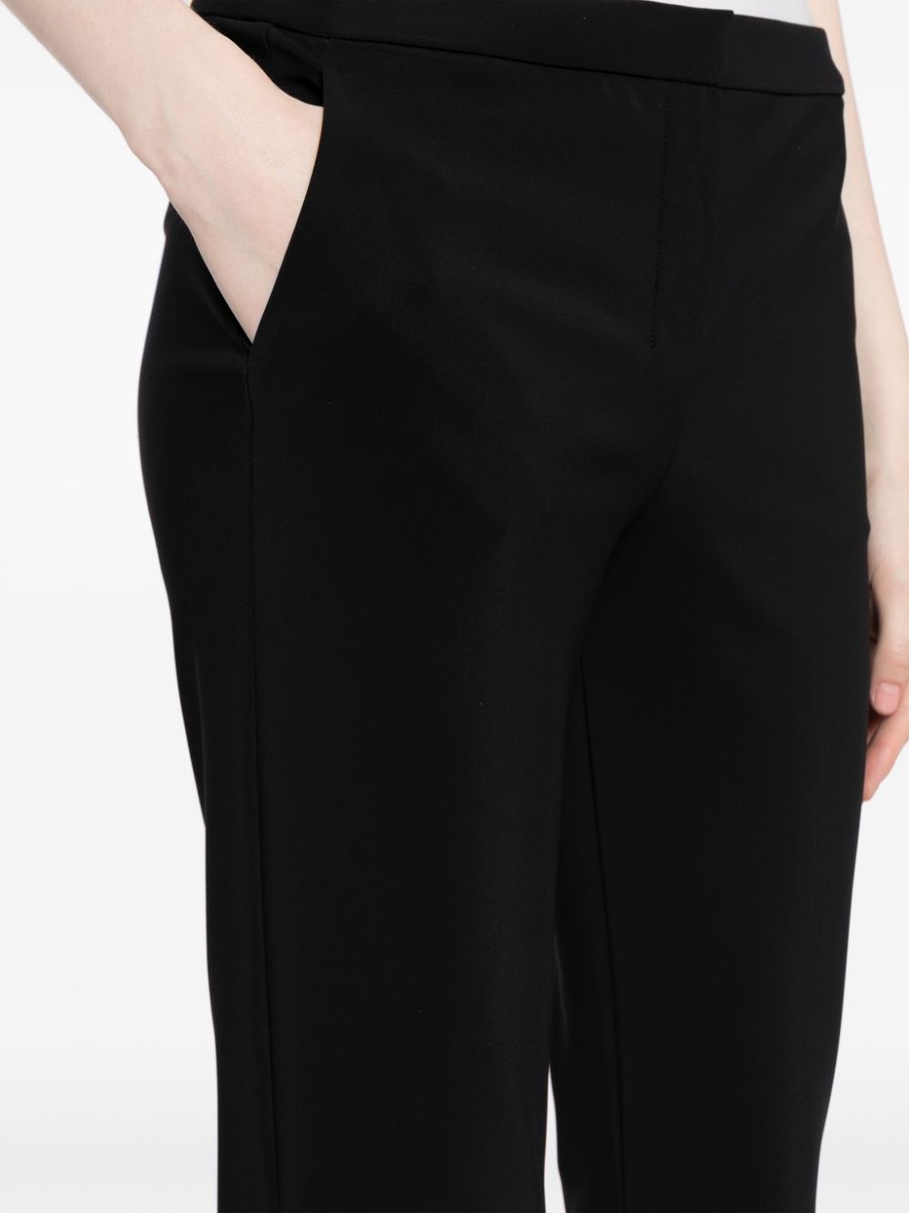 skinny-cut concealed-fastening trousers - 5