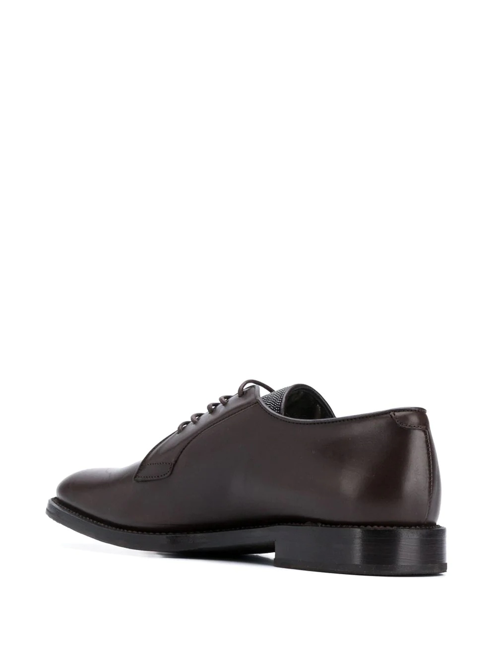 beaded-tongue derby shoes - 3