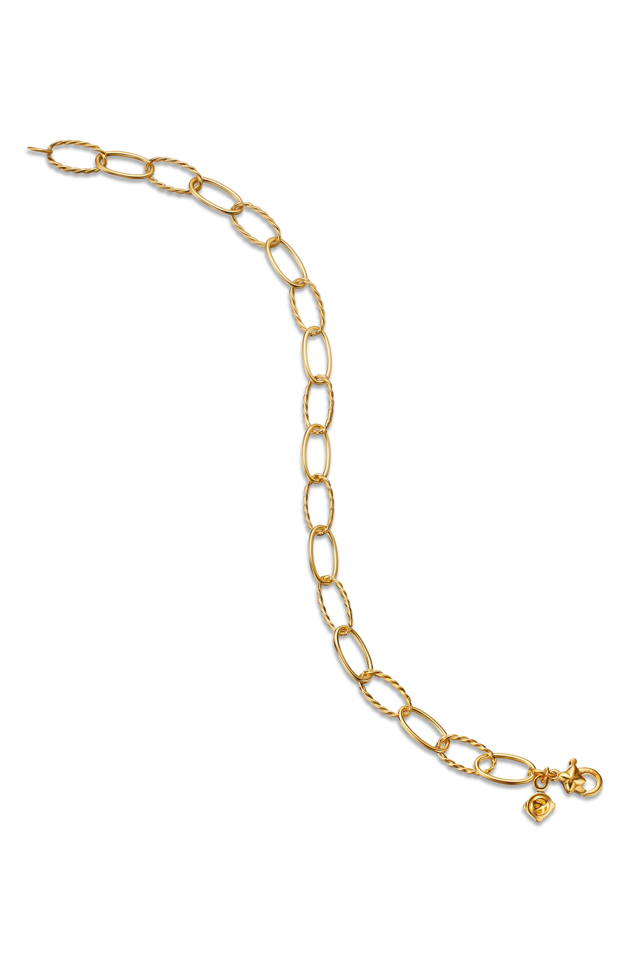 David Yurman Stax Oval Link 18K Gold Bracelet in Yellow Gold at Nordstrom - 4