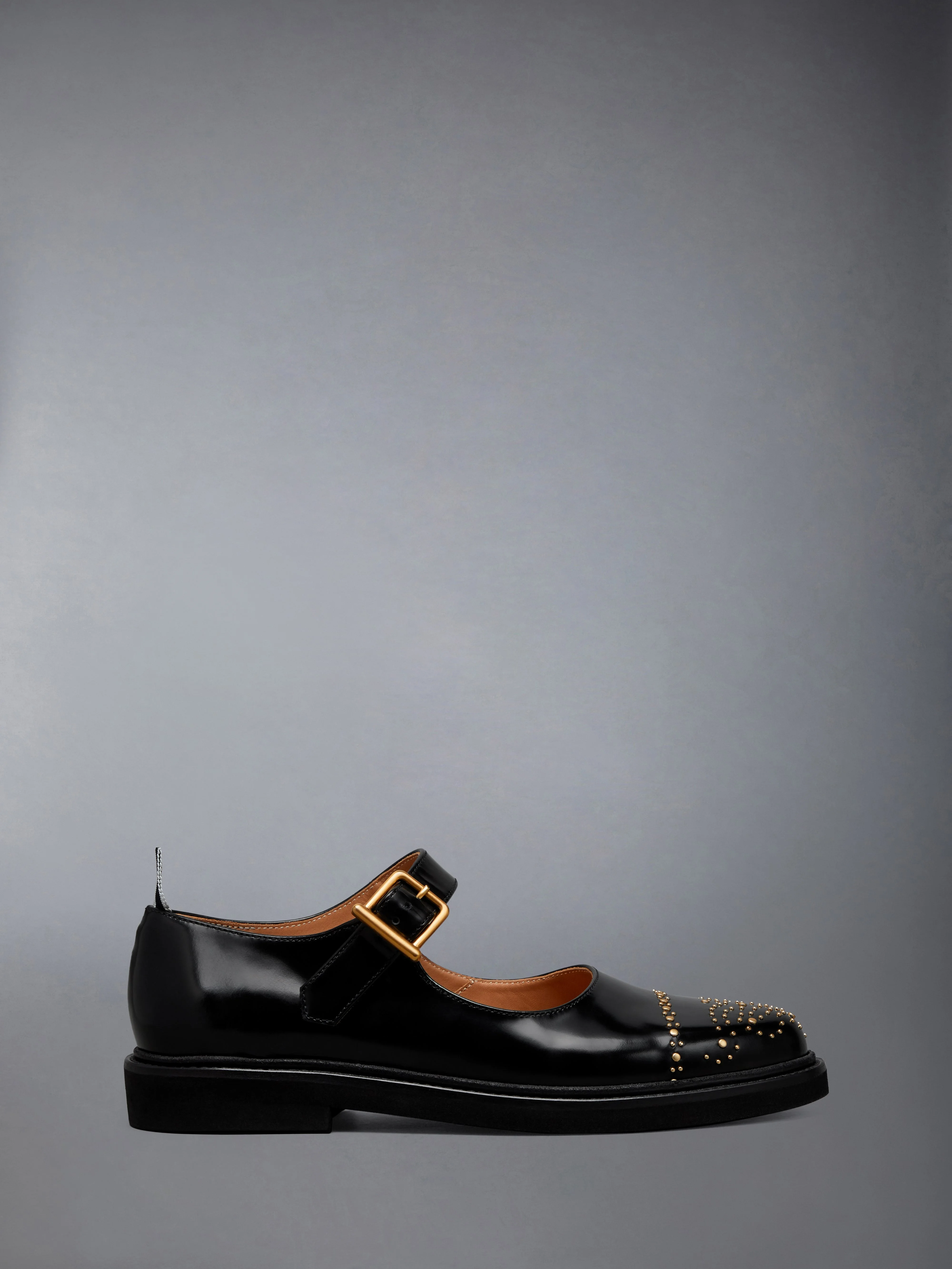 SOFT SPAZZOLATO LEATHER STUD THOM JOHN - 1