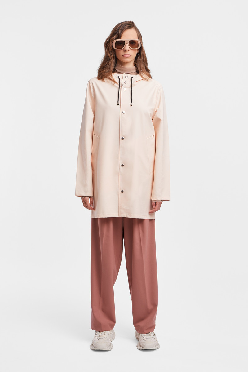 Stutterheim Stockholm Lightweight Women Raincoat Peach outlook