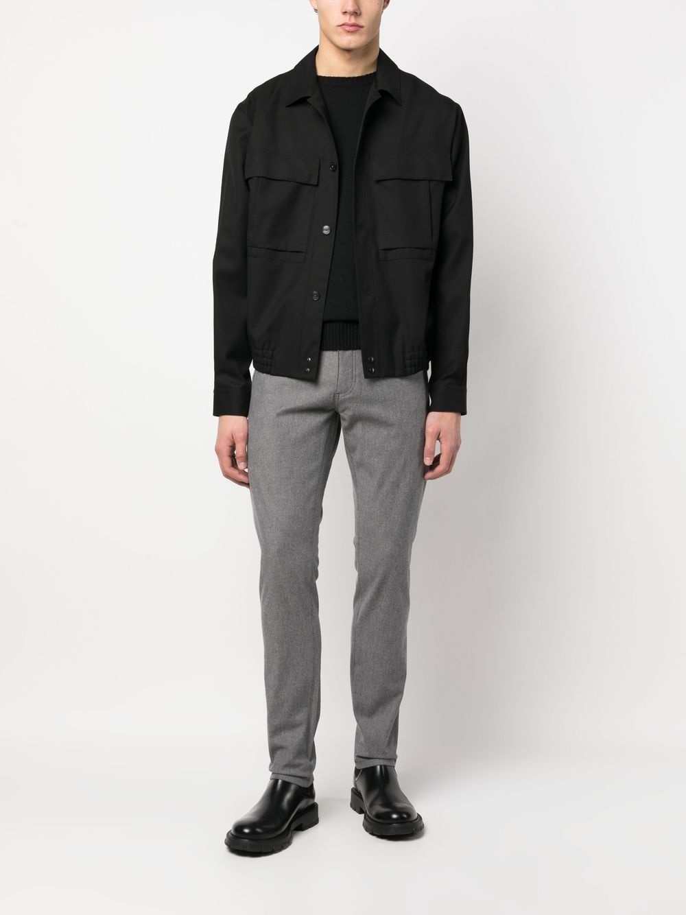 straight leg trousers - 2