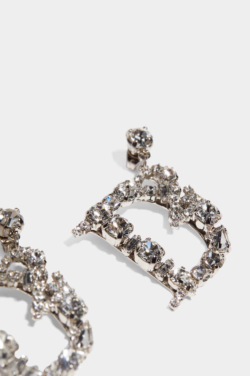 D2 CRYSTAL STATEMENT EARRINGS - 4