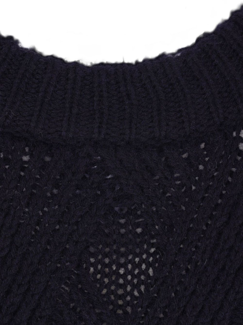 diamond-pattern wool sweater 4