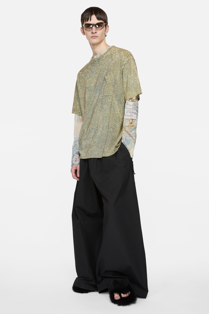Acne Studios Rhinestone t-shirt - Mid Blue outlook