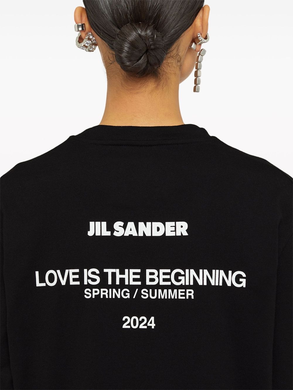 logo-print long-sleeve T-shirt - 4