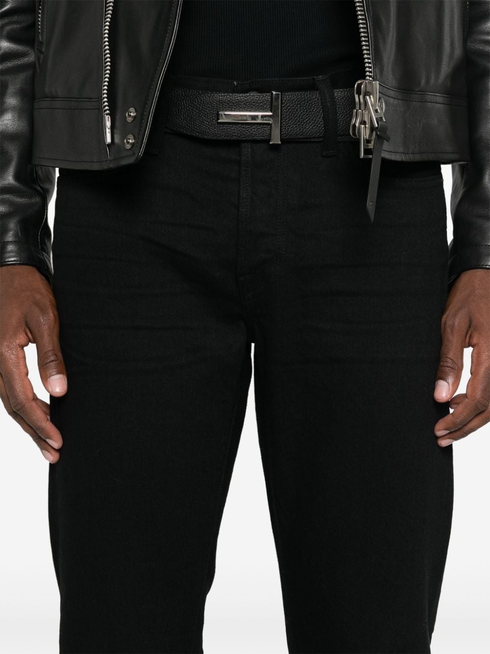 tapered-leg jeans - 5