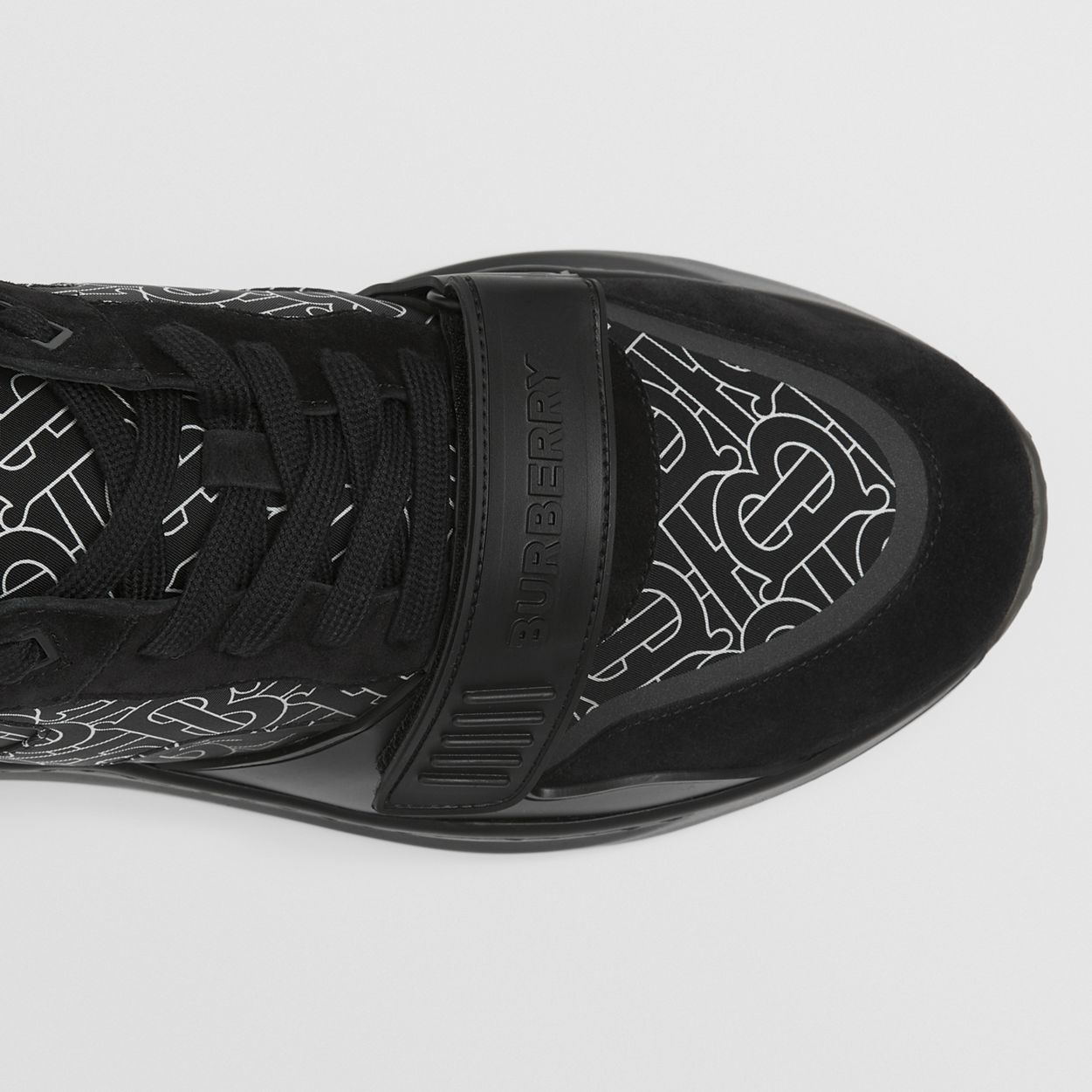 Monogram Print Nylon Sneakers - 2