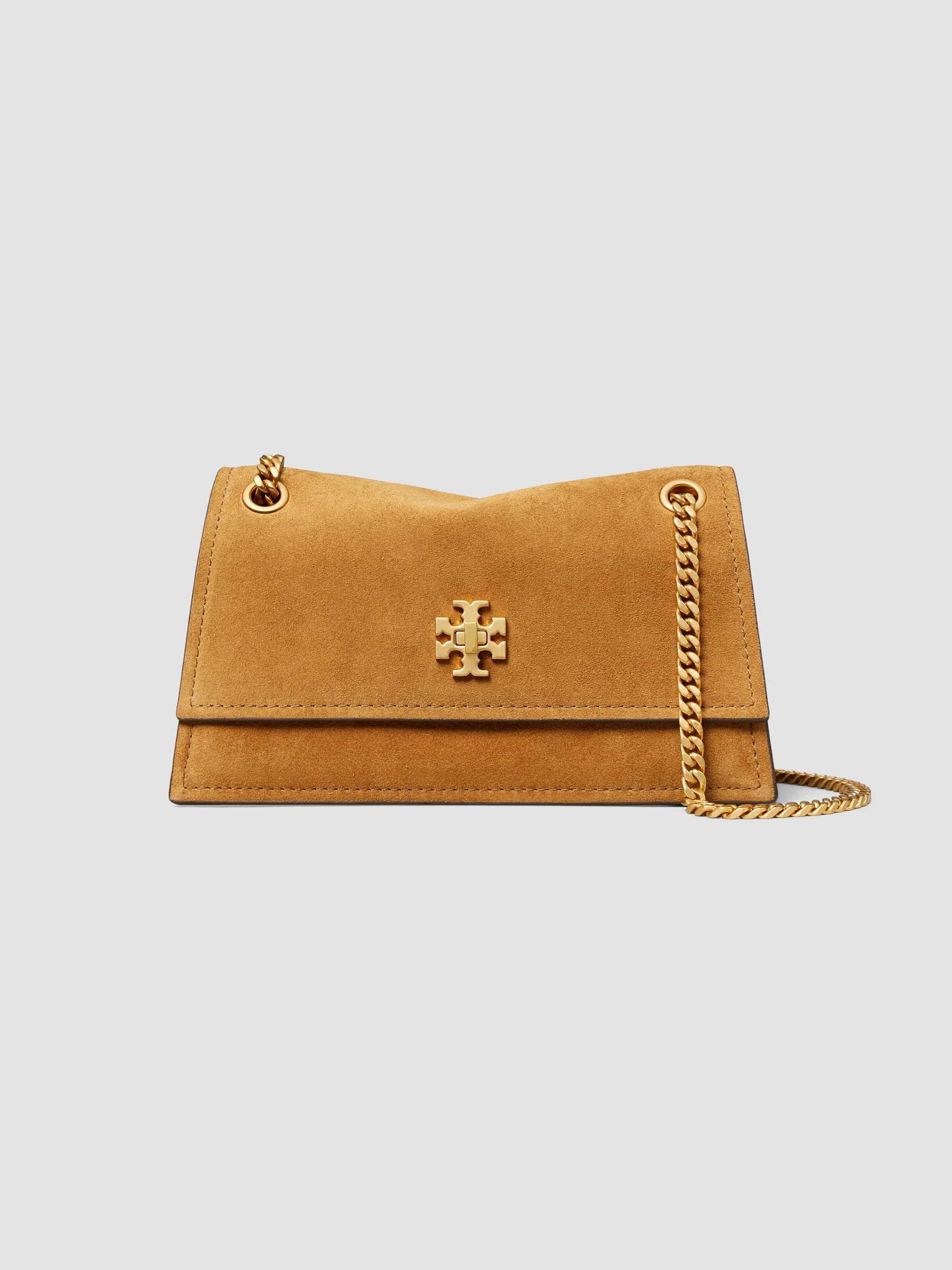 Women's Kira Mini Suede Shoulder Bag - Toffee - 1