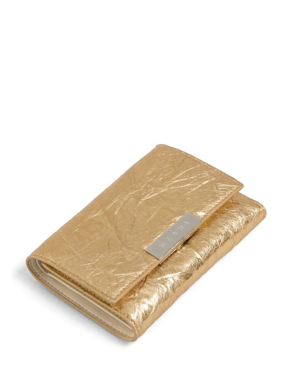Prisma tri-fold metallic leather wallet - 5