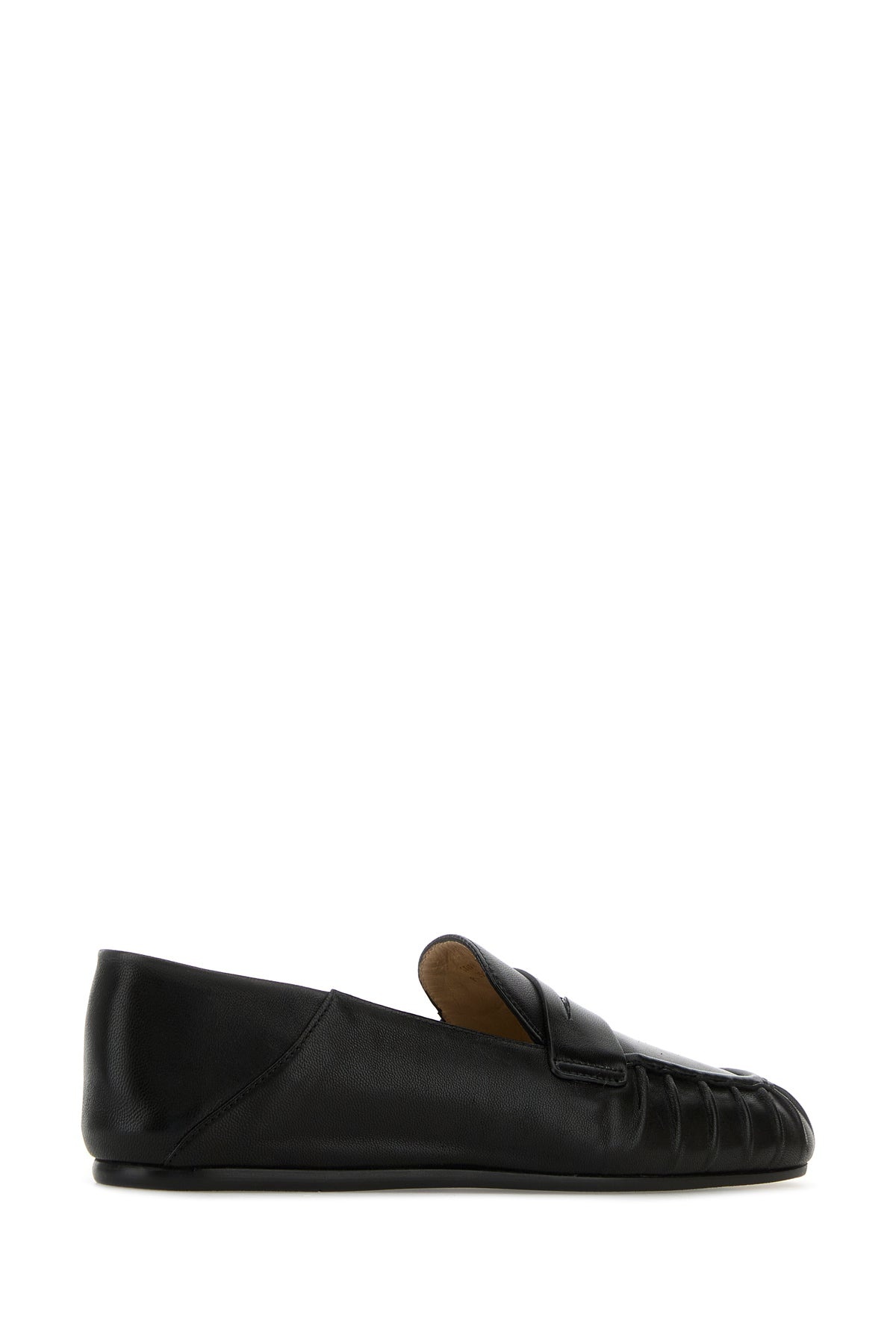 Black leather Brooks loafers - 3