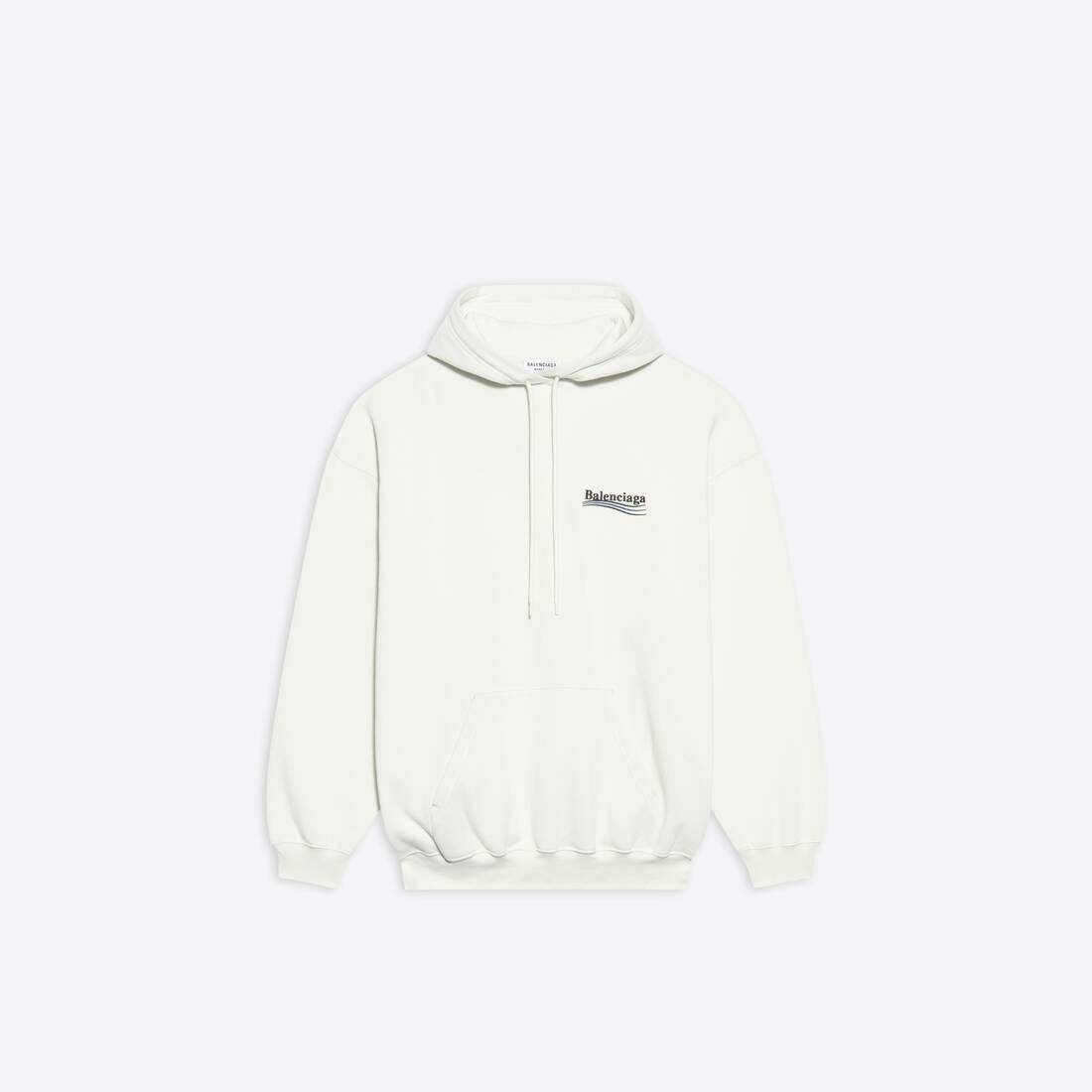 Women's Political Campaign Medium Fit Hoodie in White - 1