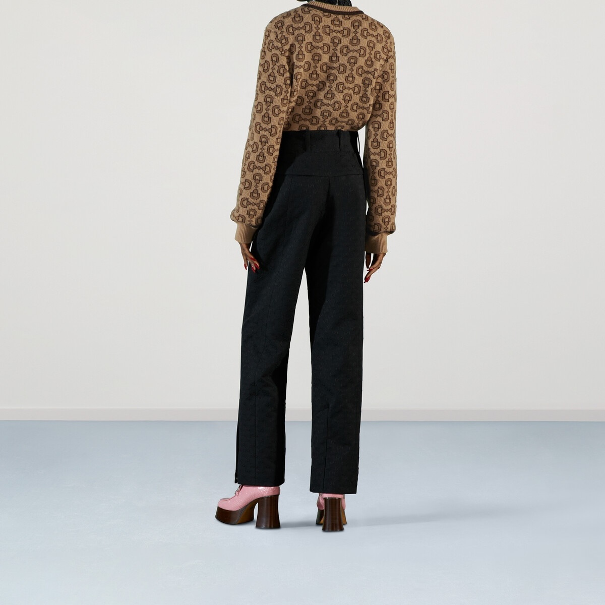 GG cotton canvas pant - 6