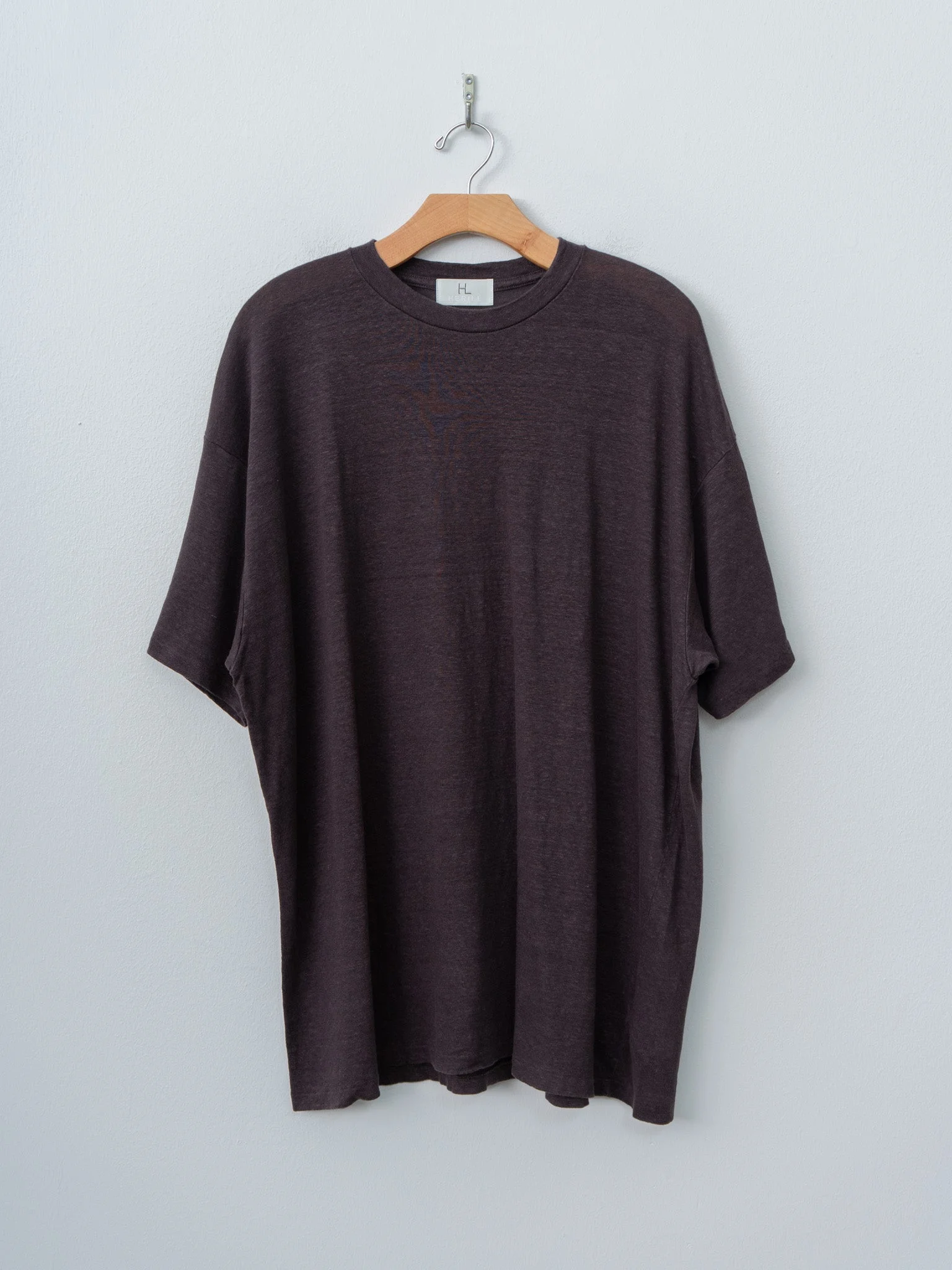 Linen T-Shirt - Brown - 1