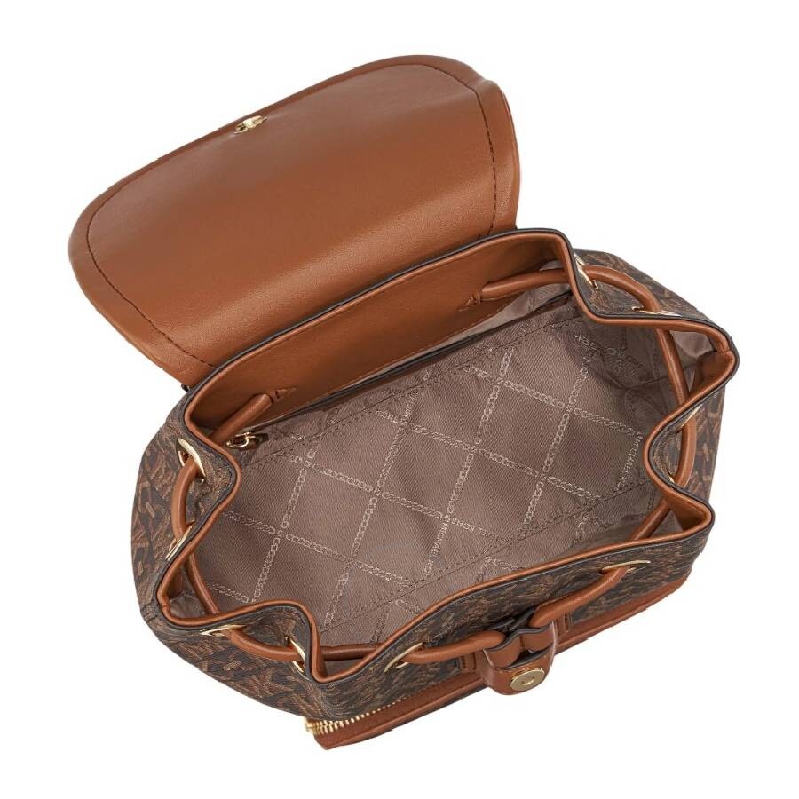 Michael Kors - Michael Kors Logo-Print Leather Backpack - 3